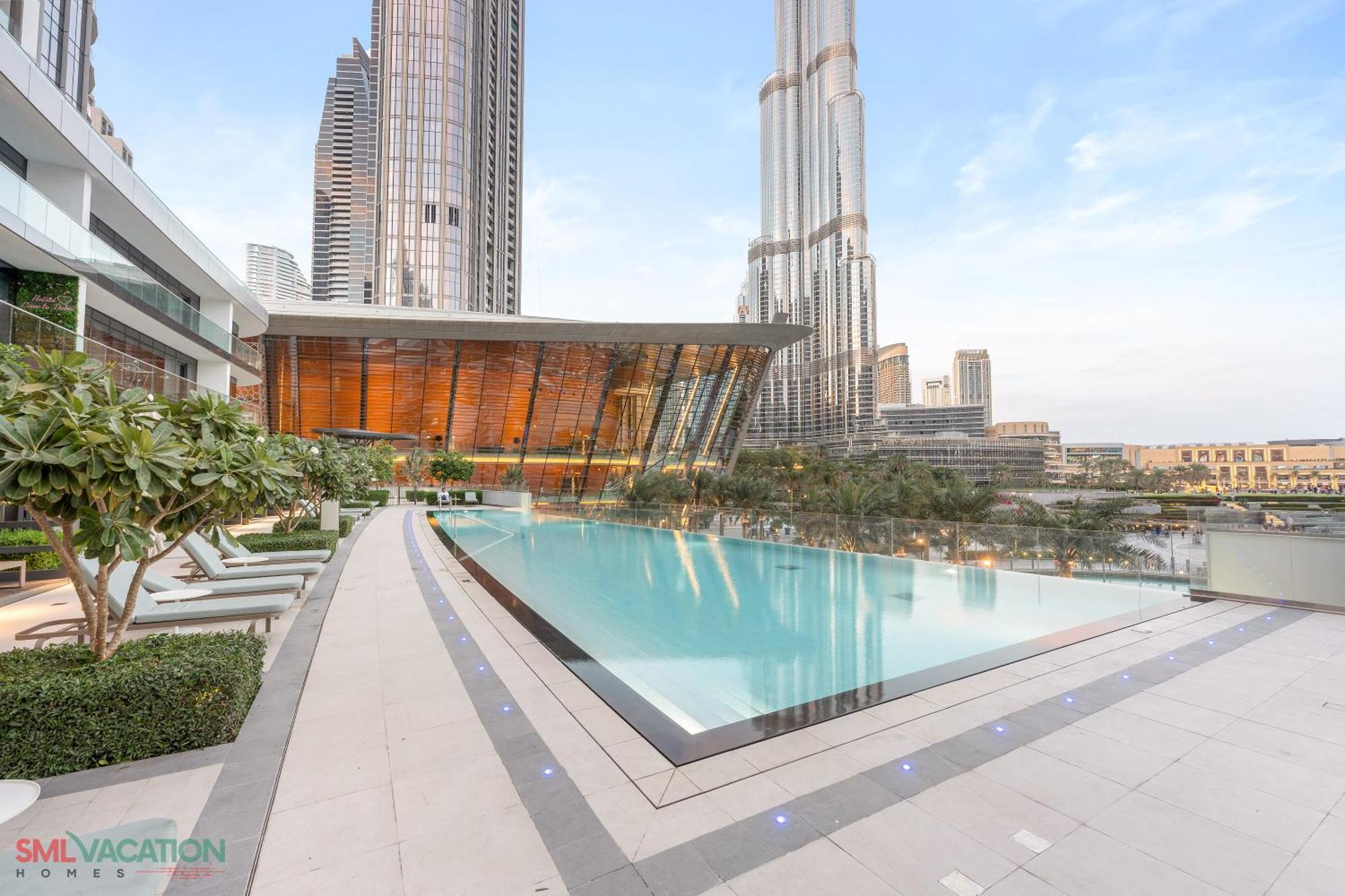 Sml Vacation Homes - Sky High Apartments With Burj Khalifa And Dubai Fountain Views At Grande Signature, Downtown Dubái Exterior foto
