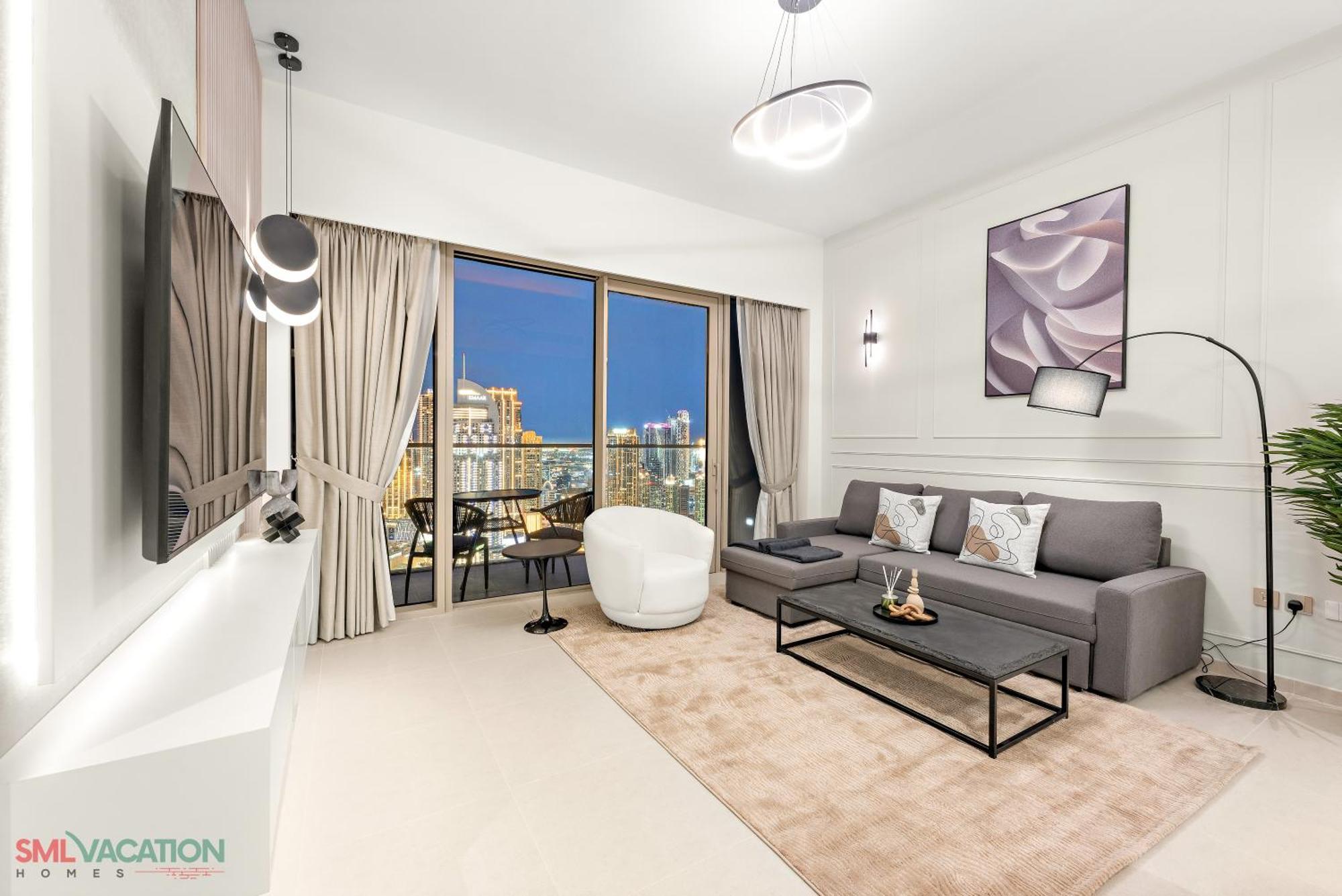 Sml Vacation Homes - Sky High Apartments With Burj Khalifa And Dubai Fountain Views At Grande Signature, Downtown Dubái Exterior foto
