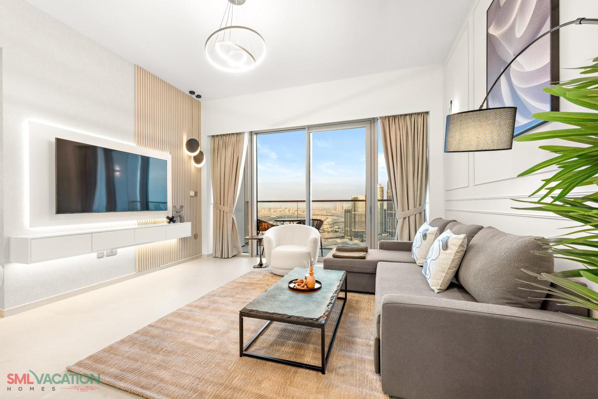 Sml Vacation Homes - Sky High Apartments With Burj Khalifa And Dubai Fountain Views At Grande Signature, Downtown Dubái Exterior foto