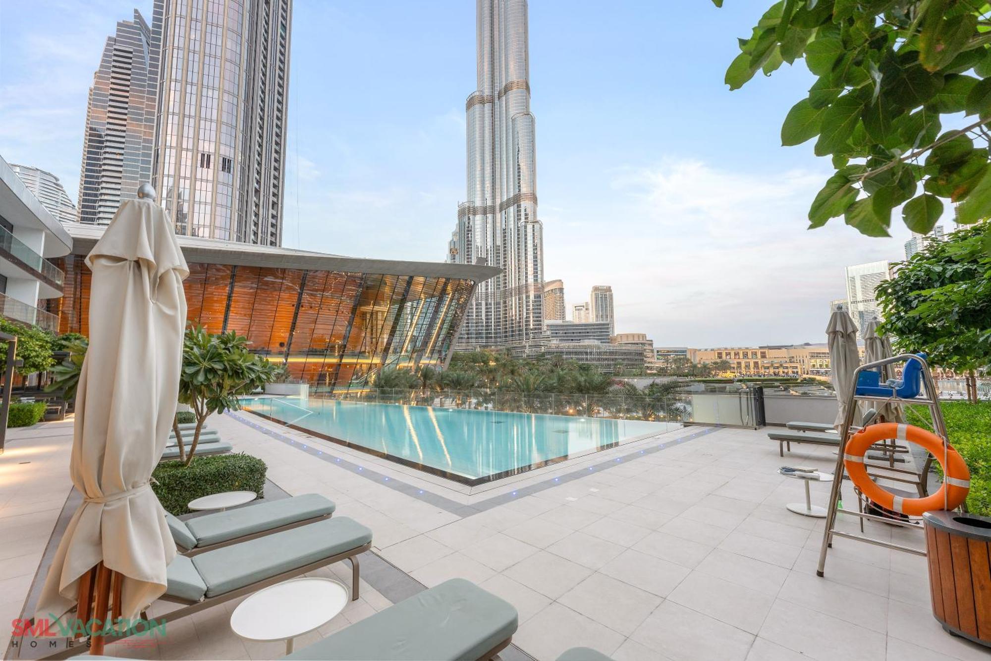 Sml Vacation Homes - Sky High Apartments With Burj Khalifa And Dubai Fountain Views At Grande Signature, Downtown Dubái Exterior foto