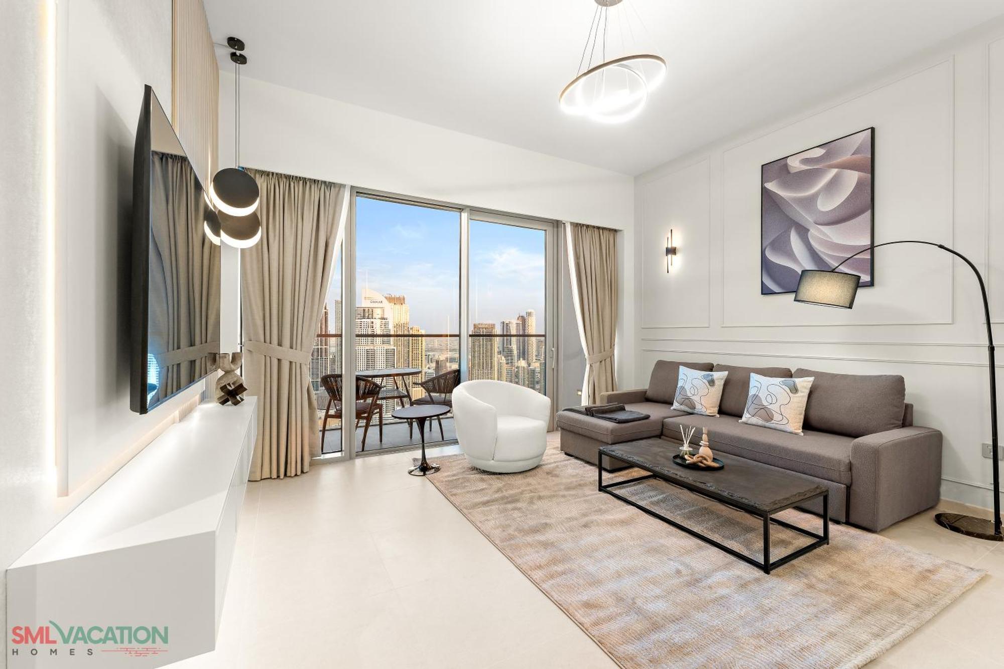 Sml Vacation Homes - Sky High Apartments With Burj Khalifa And Dubai Fountain Views At Grande Signature, Downtown Dubái Exterior foto