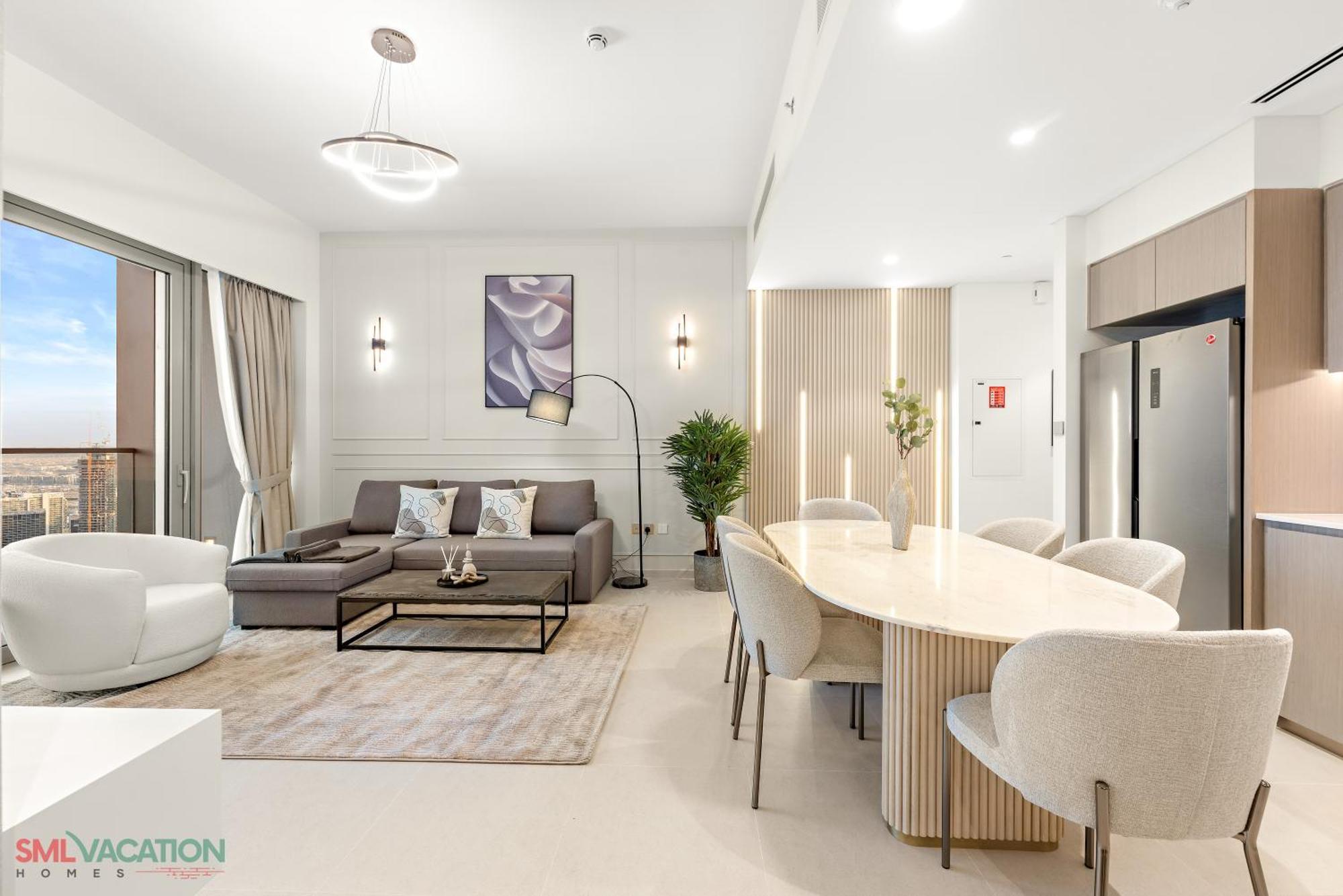 Sml Vacation Homes - Sky High Apartments With Burj Khalifa And Dubai Fountain Views At Grande Signature, Downtown Dubái Exterior foto
