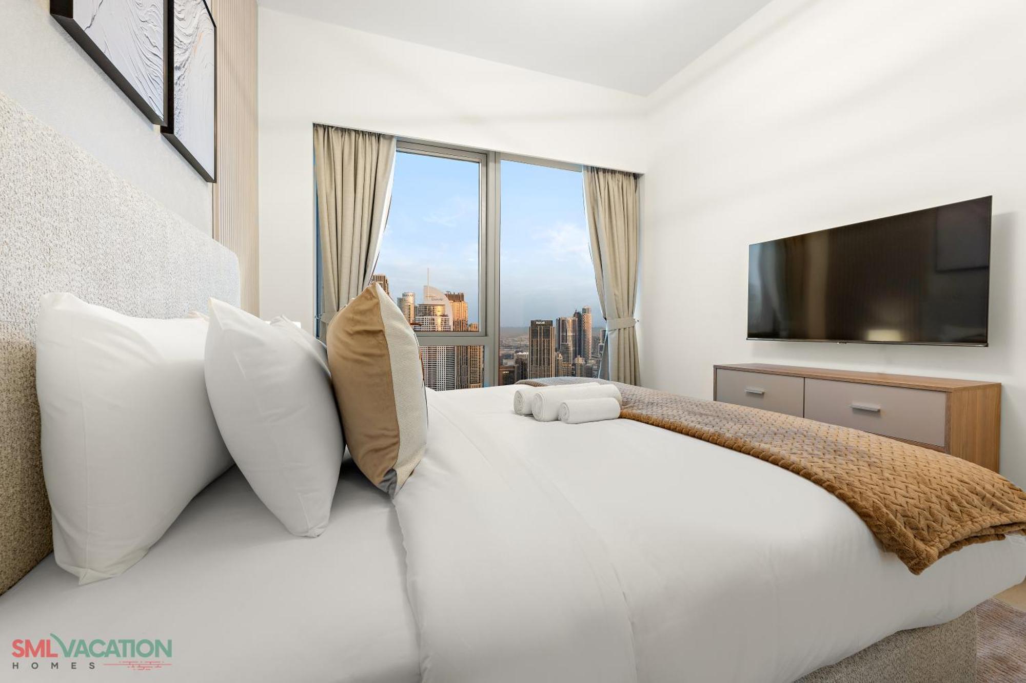 Sml Vacation Homes - Sky High Apartments With Burj Khalifa And Dubai Fountain Views At Grande Signature, Downtown Dubái Exterior foto
