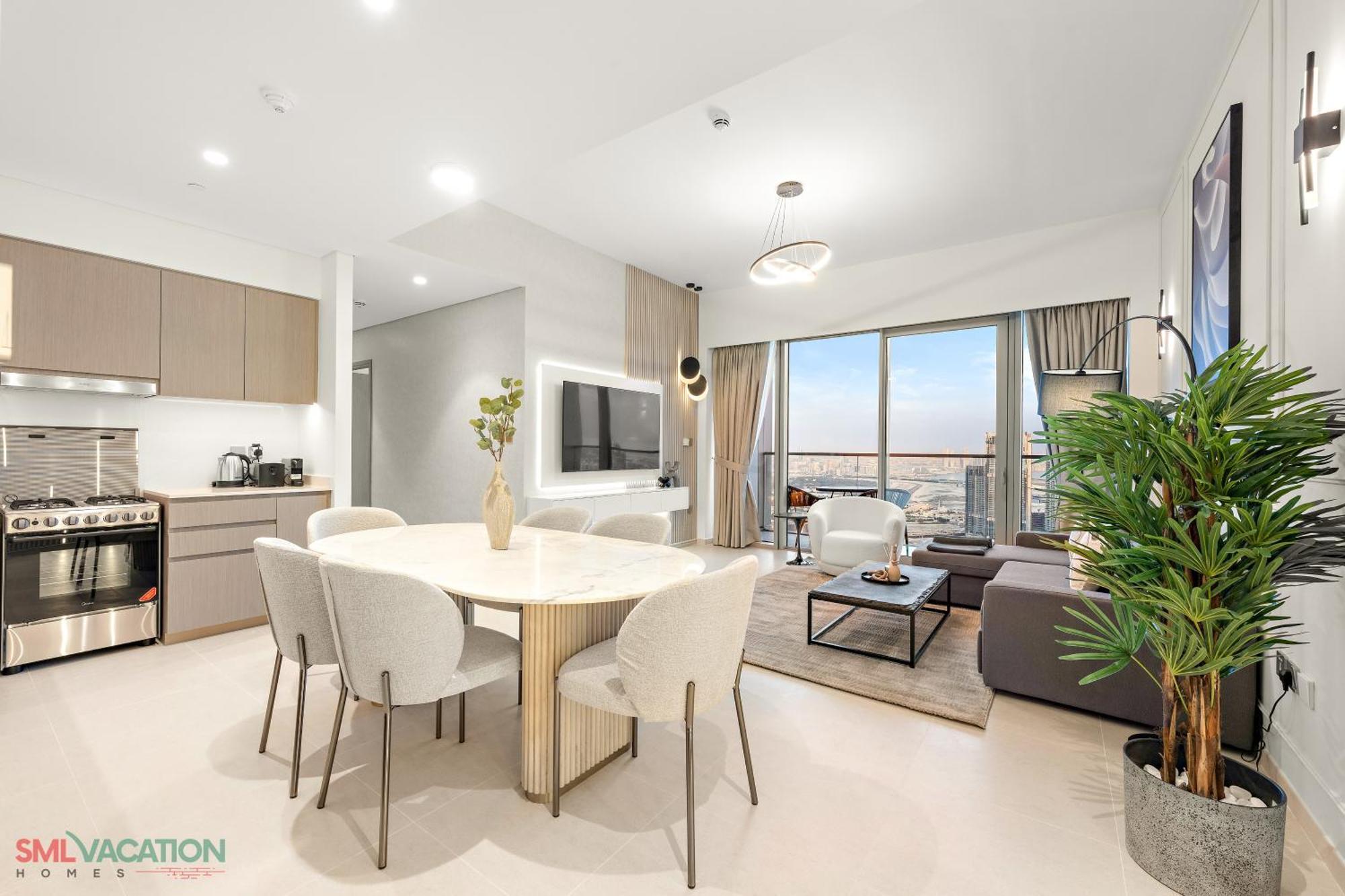 Sml Vacation Homes - Sky High Apartments With Burj Khalifa And Dubai Fountain Views At Grande Signature, Downtown Dubái Exterior foto