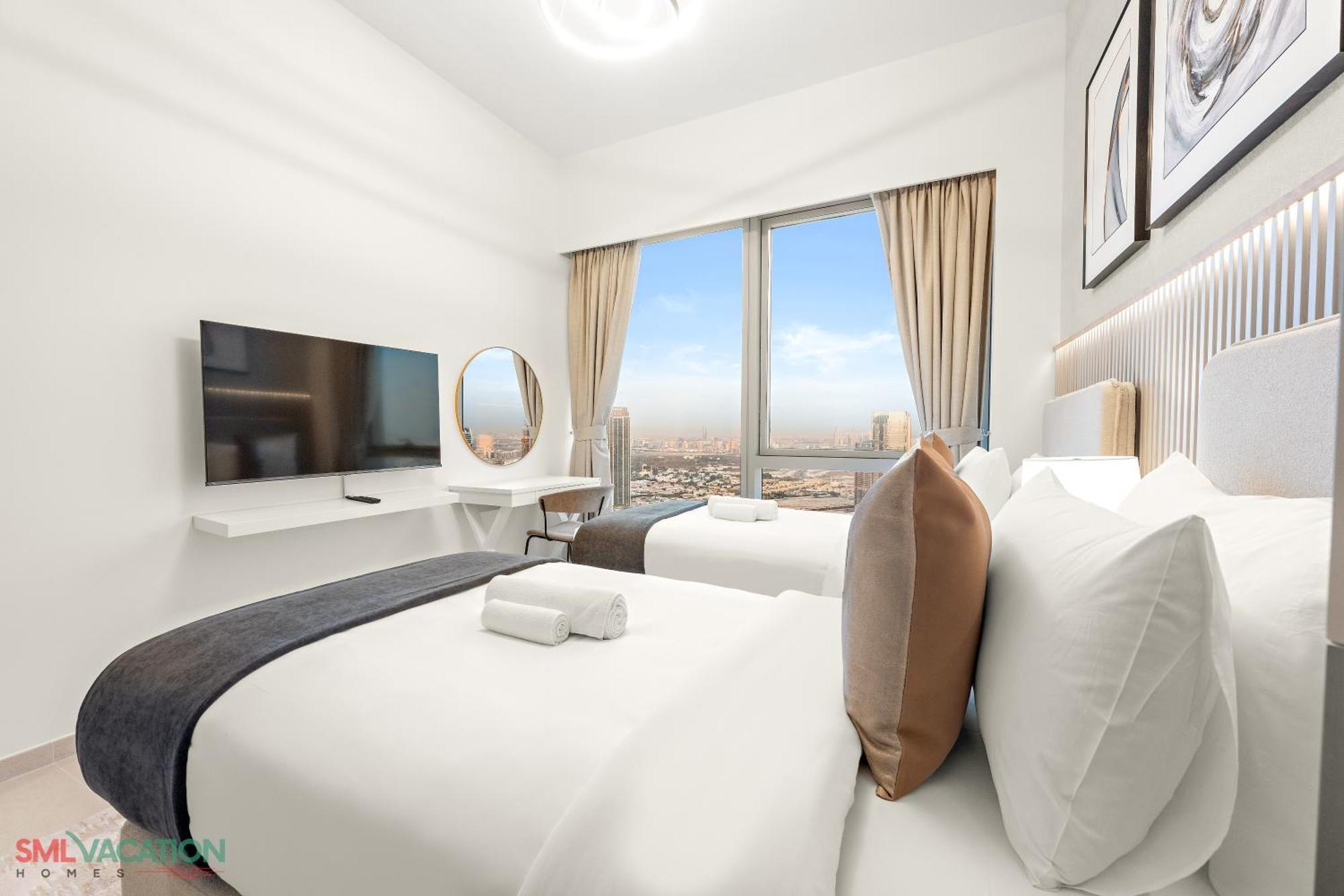 Sml Vacation Homes - Sky High Apartments With Burj Khalifa And Dubai Fountain Views At Grande Signature, Downtown Dubái Exterior foto