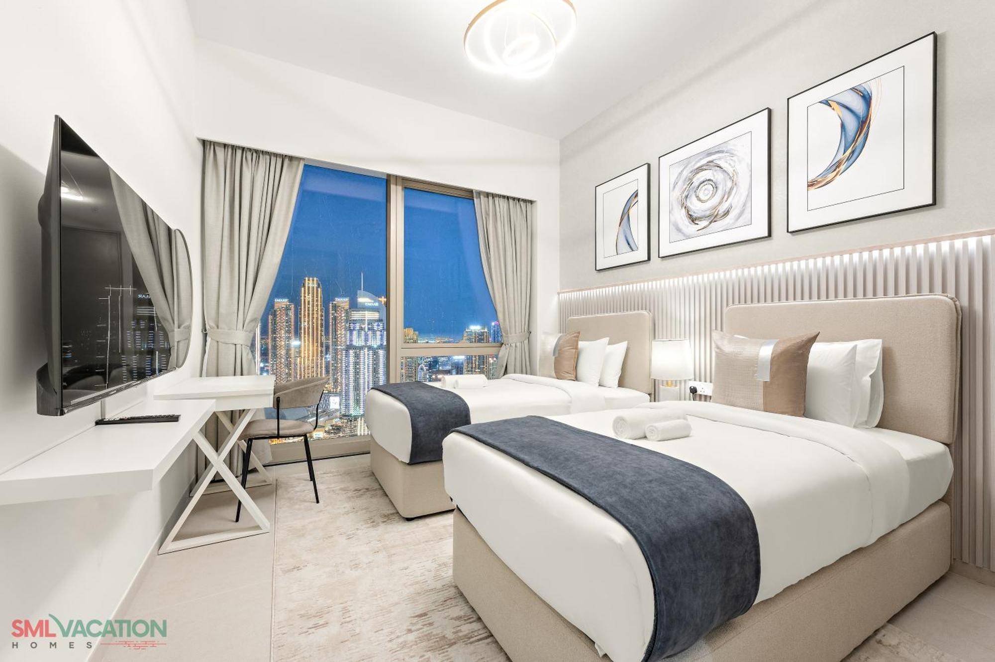 Sml Vacation Homes - Sky High Apartments With Burj Khalifa And Dubai Fountain Views At Grande Signature, Downtown Dubái Exterior foto