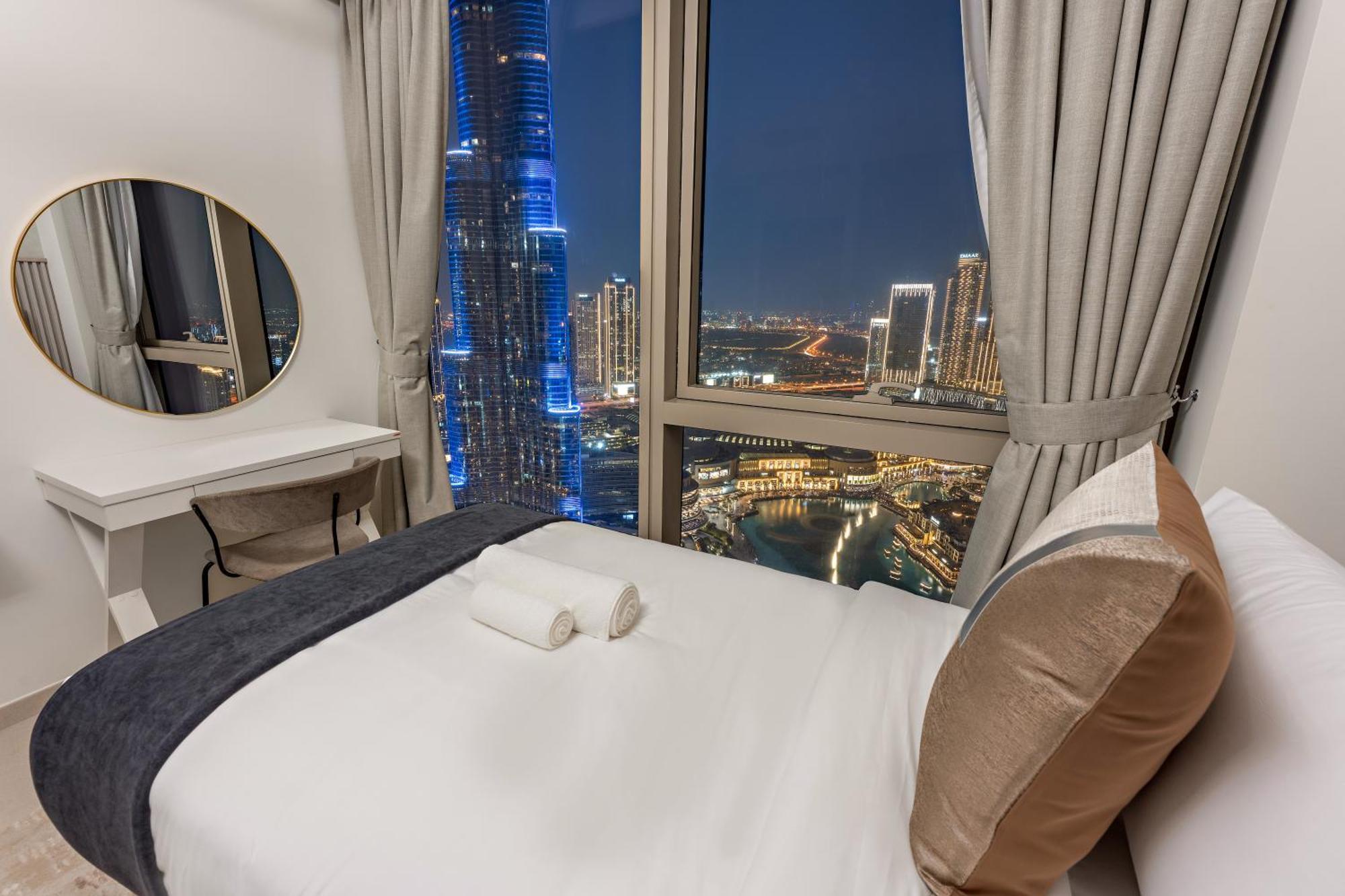 Sml Vacation Homes - Sky High Apartments With Burj Khalifa And Dubai Fountain Views At Grande Signature, Downtown Dubái Exterior foto